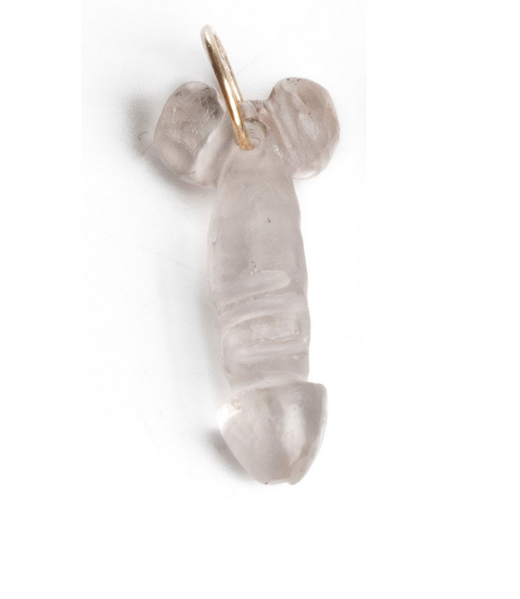 Quartz Fascinus Charm