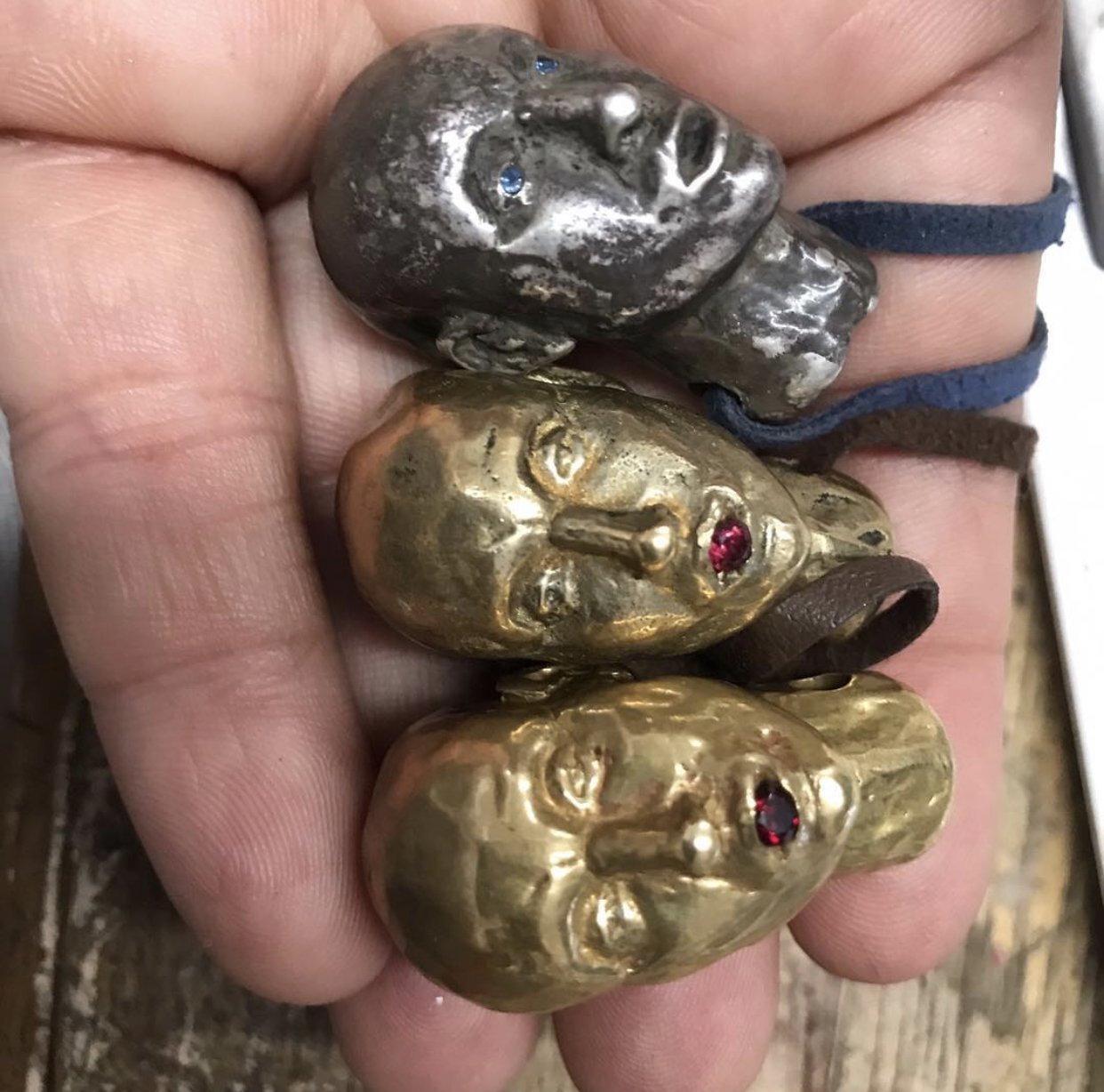 Speak No Evil Head Pendant